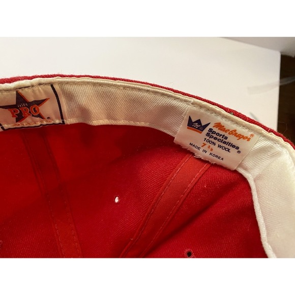 Vintage Sports Specialties St Louis Cardinals MLB 7 3/8 Hat Plain Logo Wool ASIS - Picture 13 of 14